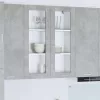 Függő szekrény Riga Beton Szürke 80 x 31 x 100 cm Faanyag