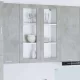 Függő szekrény Riga Beton Szürke 80 x 31 x 100 cm Faanyag