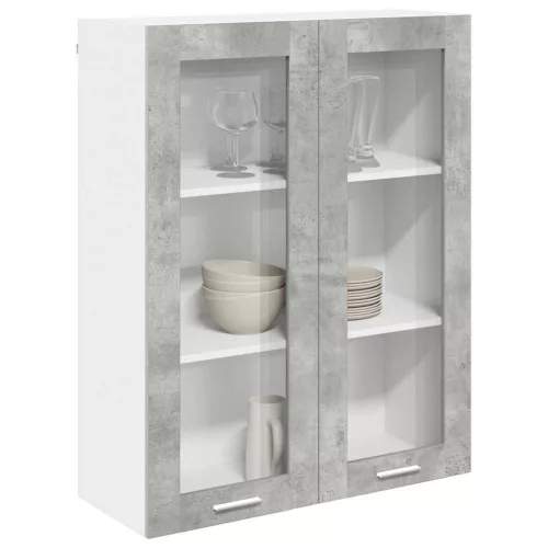 Függő szekrény Riga Beton Szürke 80 x 31 x 100 cm Faanyag