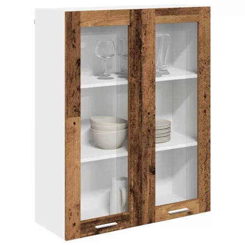 Függő szekrény polcokkal Riga Öreg fa 80 x 31 x 100 cm Faanyag