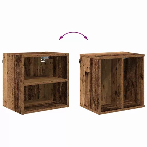 Függő szekrény polcokkal Riga Öreg fa 40 x 29,5 x 40 cm Faanyag
