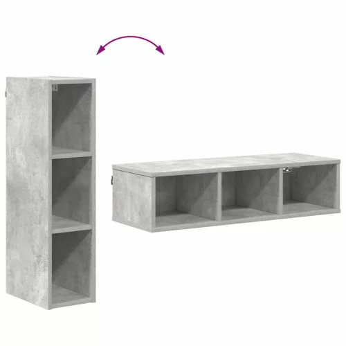 Függő szekrény Riga Beton Szürke 20 x 29,5 x 80 cm Faanyag