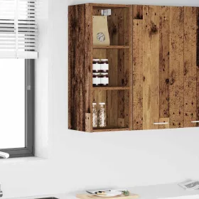   Függő szekrény polcokkal Riga Öreg fa 30 x 29,5 x 80 cm Faanyag