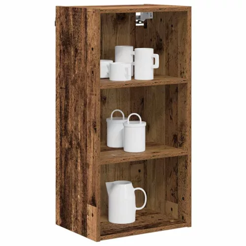 Függő szekrény polcokkal Riga Öreg fa 40 x 29,5 x 80 cm Faanyag