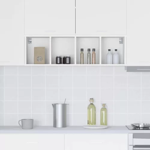 Függő szekrény polcokkal Riga Fehér 30 x 29,5 x 100 cm Faanyag