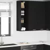 Függő szekrény Riga Fekete tölgy 30 x 29,5 x 100 cm Faanyag