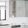 Függő szekrény Riga Beton Szürke 30 x 29,5 x 100 cm Faanyag