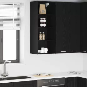   Függő szekrény Riga Fekete tölgy 40 x 29,5 x 100 cm Faanyag