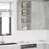 Függő szekrény Riga Beton Szürke 40 x 29,5 x 100 cm Faanyag