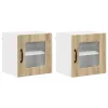 Fali konyhaszekrény 2 pcs Sonoma tölgy 40 x 31 x 40 cm Faanyag