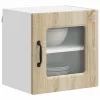 Fali konyhaszekrény 2 pcs Sonoma tölgy 40 x 31 x 40 cm Faanyag