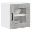 Fali konyhaszekrény 2 pcs Beton Szürke 40 x 31 x 40 cm Faanyag