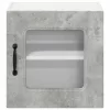 Fali konyhaszekrény 2 pcs Beton Szürke 40 x 31 x 40 cm Faanyag