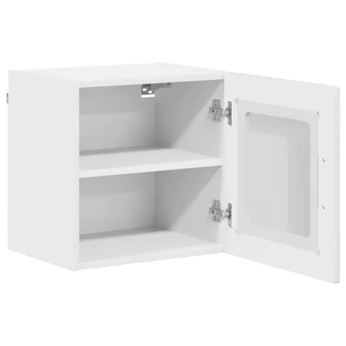 Fali konyhaszekrény 2 pcs Magas Fényű Fehér 40 x 31 x 40 cm