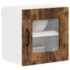 Fali konyhaszekrény 2 pcs Füstölt tölgy 40 x 31 x 40 cm Faanyag