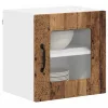 Fali konyhaszekrény 2 pcs Öreg fa 40 x 31 x 40 cm Faanyag