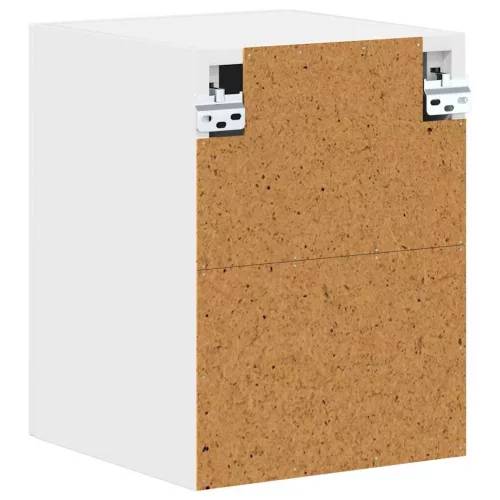 Fali konyhaszekrény ajtóval 2 pcs Fehér 30 x 31 x 40 cm Faanyag