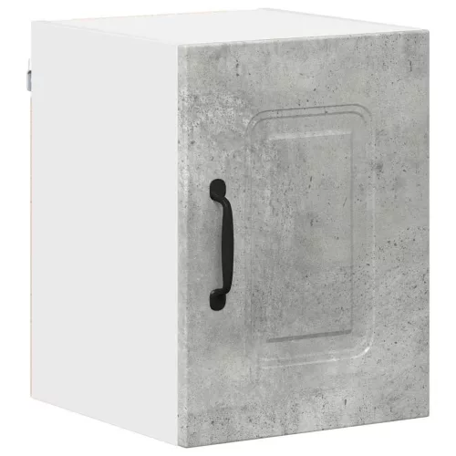 Fali konyhaszekrény 2 pcs Beton Szürke 30 x 31 x 40 cm Faanyag