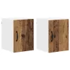Fali konyhaszekrény 2 pcs Öreg fa 30 x 31 x 40 cm Faanyag