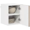 Fali konyhaszekrény 2 pcs Öreg fa 30 x 31 x 40 cm Faanyag