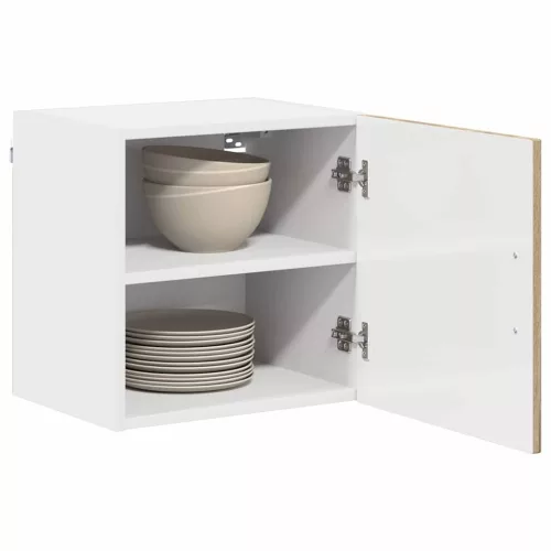 Fali konyhaszekrény 2 pcs Sonoma tölgy 40 x 31 x 40 cm Faanyag