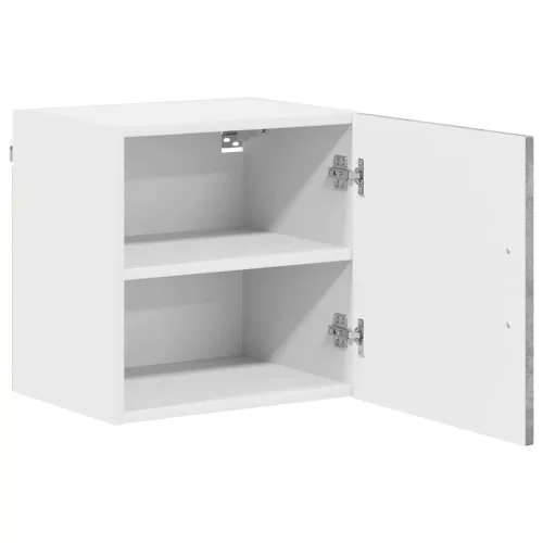 Fali konyhaszekrény 2 pcs Beton Szürke 40 x 31 x 40 cm Faanyag