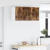 Fali konyhaszekrény 2 pcs Füstölt tölgy 40 x 31 x 40 cm Faanyag