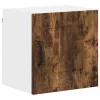 Fali konyhaszekrény 2 pcs Füstölt tölgy 40 x 31 x 40 cm Faanyag
