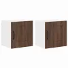 Fali konyhaszekrény 2 pcs Barna Tölgy 40 x 31 x 40 cm Faanyag