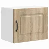 Fali konyhaszekrény 2 pcs Sonoma tölgy 50 x 31 x 40 cm Faanyag