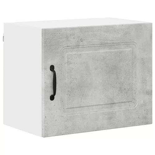 Fali konyhaszekrény 2 pcs Beton Szürke 50 x 31 x 40 cm Faanyag