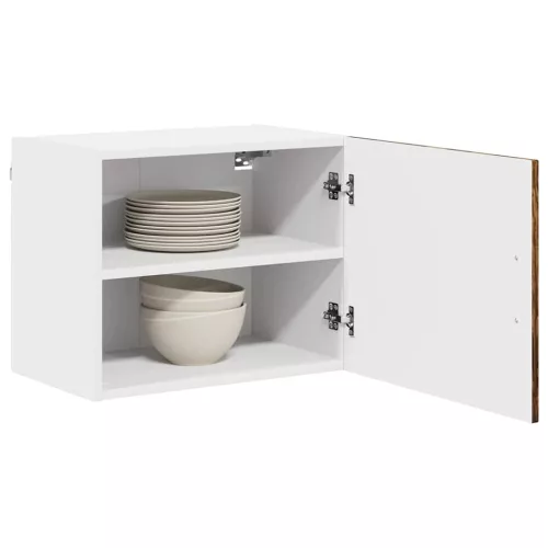 Fali konyhaszekrény 2 pcs Füstölt tölgy 50 x 31 x 40 cm Faanyag