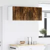 Fali konyhaszekrény 2 pcs Füstölt tölgy 50 x 31 x 40 cm Faanyag
