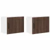 Fali konyhaszekrény 2 pcs Barna Tölgy 50 x 31 x 40 cm Faanyag