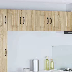   Fali konyhaszekrény 2 pcs Sonoma tölgy 60 x 31 x 40 cm Faanyag