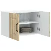 Fali konyhaszekrény 2 pcs Sonoma tölgy 60 x 31 x 40 cm Faanyag