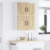 Fali konyhaszekrény 2 pcs Sonoma tölgy 60 x 31 x 40 cm Faanyag
