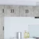 Fali konyhaszekrény 2 pcs Beton Szürke 60 x 31 x 40 cm Faanyag