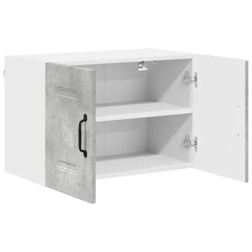 Fali konyhaszekrény 2 pcs Beton Szürke 60 x 31 x 40 cm Faanyag