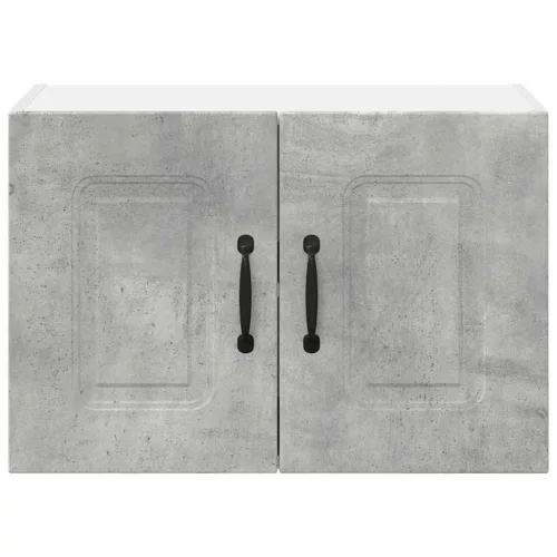 Fali konyhaszekrény 2 pcs Beton Szürke 60 x 31 x 40 cm Faanyag