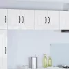 Fali konyhaszekrény 2 pcs Magas Fényű Fehér 60 x 31 x 40 cm