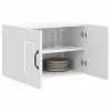 Fali konyhaszekrény 2 pcs Magas Fényű Fehér 60 x 31 x 40 cm