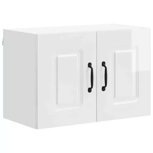 Fali konyhaszekrény 2 pcs Magas Fényű Fehér 60 x 31 x 40 cm