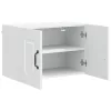 Fali konyhaszekrény 2 pcs Magas Fényű Fehér 60 x 31 x 40 cm
