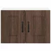 Fali konyhaszekrény 2 pcs Barna Tölgy 60 x 31 x 40 cm Faanyag