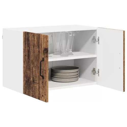 Fali konyhaszekrény polcokkal Öreg fa 60 x 31 x 40 cm Faanyag