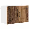 Fali konyhaszekrény 2 pcs Öreg fa 60 x 31 x 40 cm Faanyag