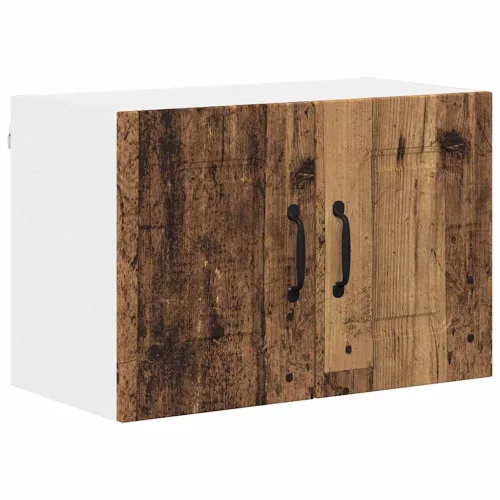 Fali konyhaszekrény 2 pcs Öreg fa 60 x 31 x 40 cm Faanyag