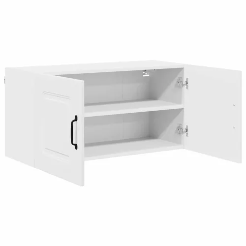 Fali konyhaszekrény polcokkal Fehér 80 x 31 x 40 cm Faanyag