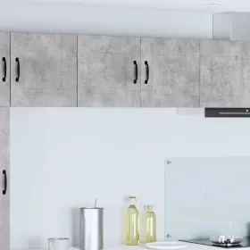 Fali konyhaszekrény Beton Szürke 80 x 31 x 40 cm Faanyag